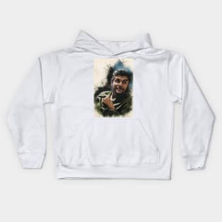 Ernesto CHE Guevara Abstract Watercolor Aesthetic Tasteful Portrait Kids Hoodie